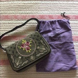 Lovely Lulu Guinness Embroidered Bag